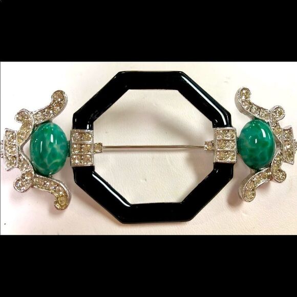 Vintage Art Deco Signed Brooch circa 1989 - Picture 9 of 9